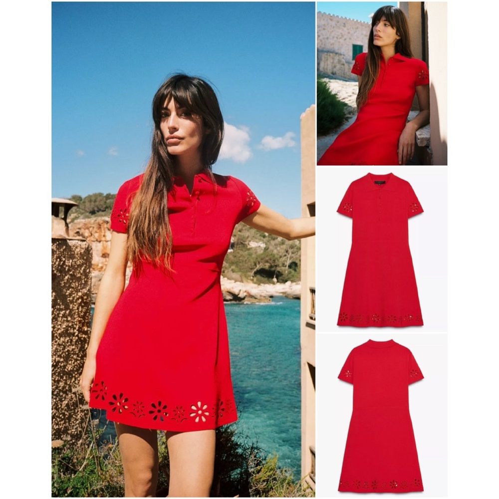 ZARA KNIT SHORT DRESS